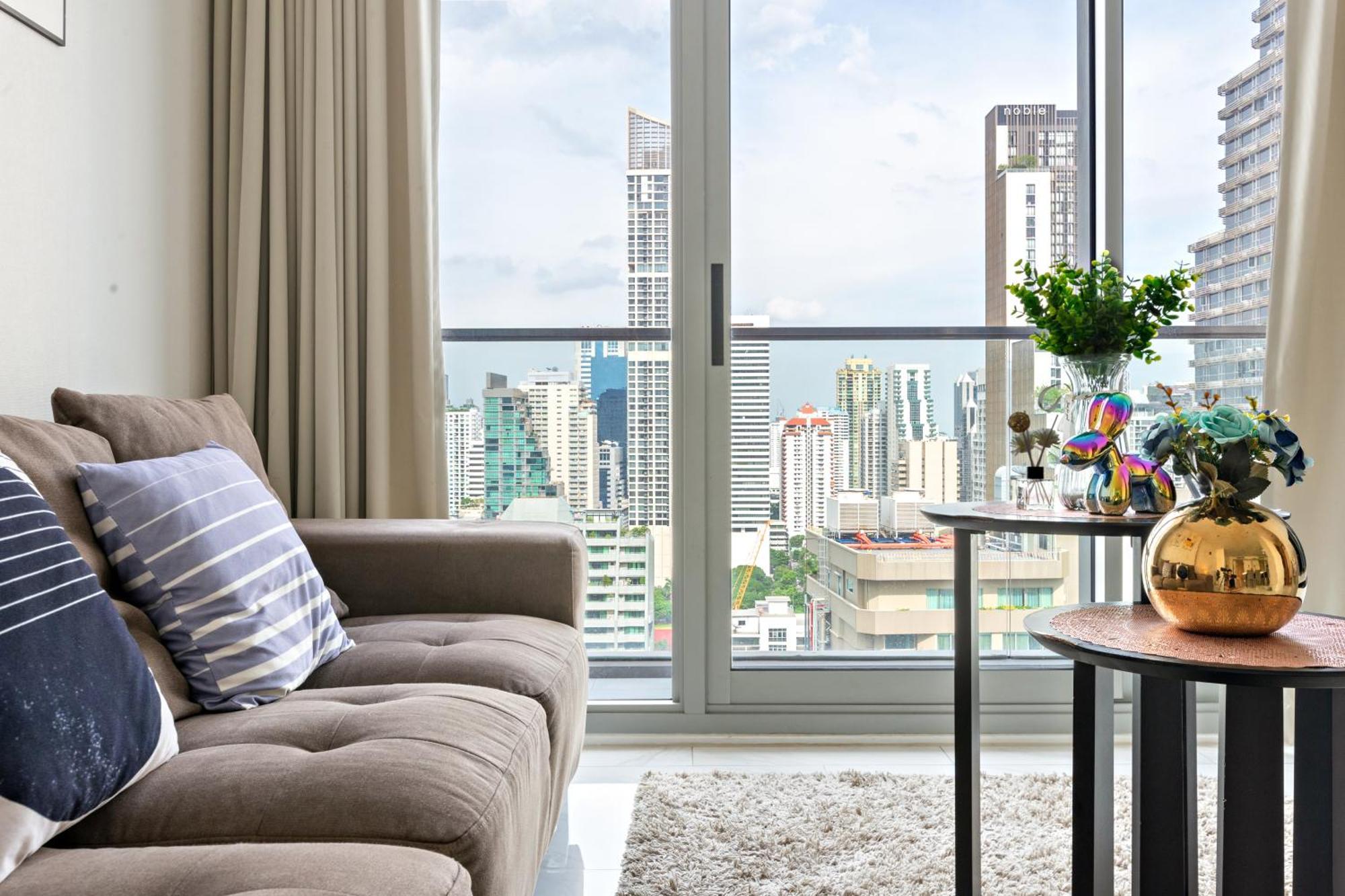 Апартаменты The Echelon Sukhumvit 11 By Lefoyer Бангкок Экстерьер фото