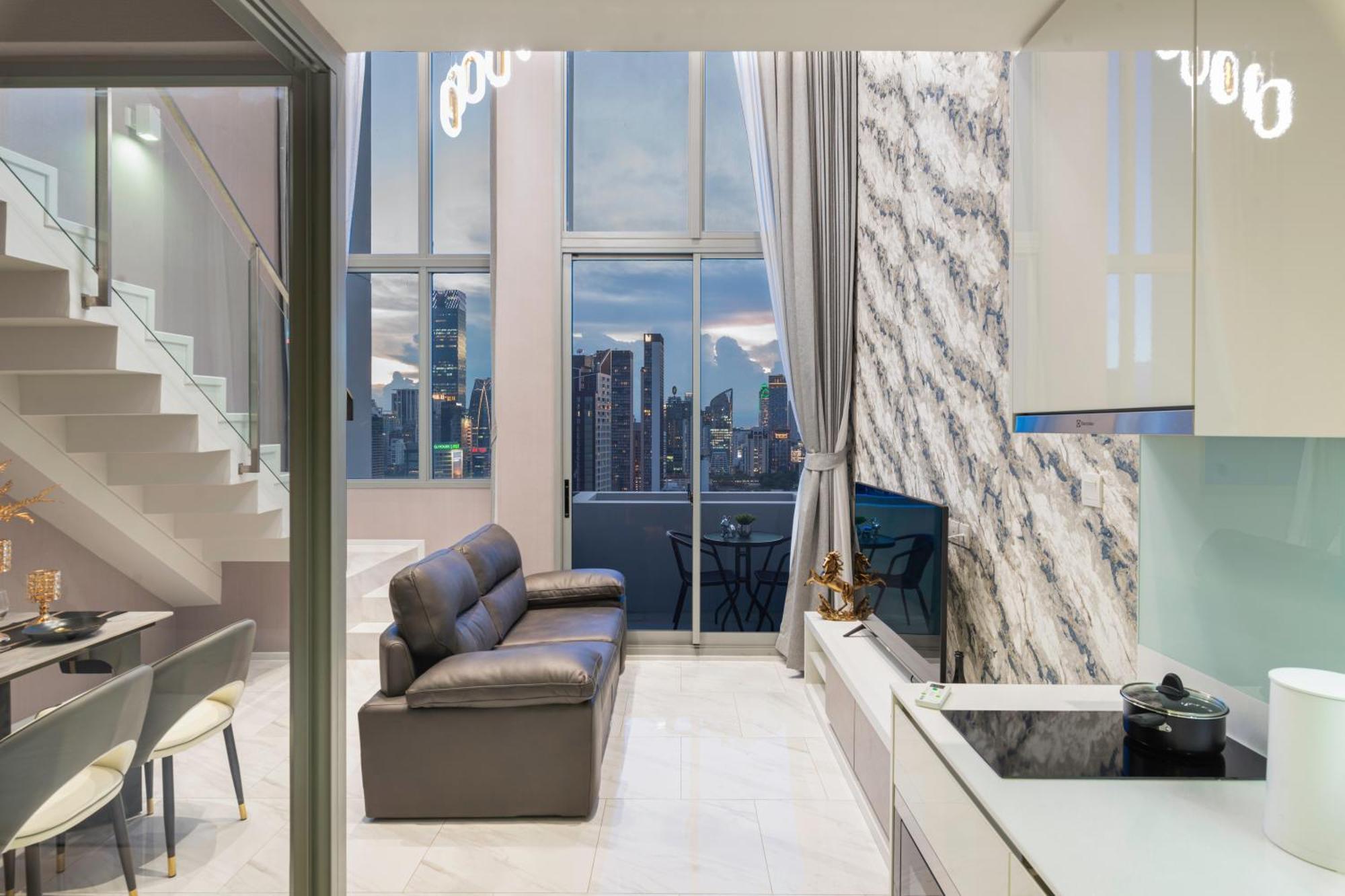 Апартаменты The Echelon Sukhumvit 11 By Lefoyer Бангкок Экстерьер фото